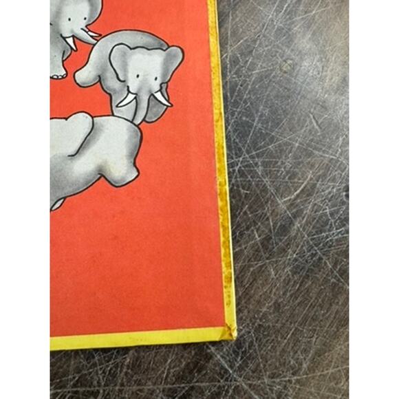"BABAR" SET OF 4 VTG Children's Books Elephant Adventure Baby Shower Made in USA - Picture 11 of 16